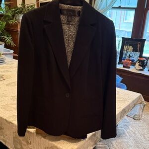 Apostrophe Elegant Black Skirt Suit Jacket‎